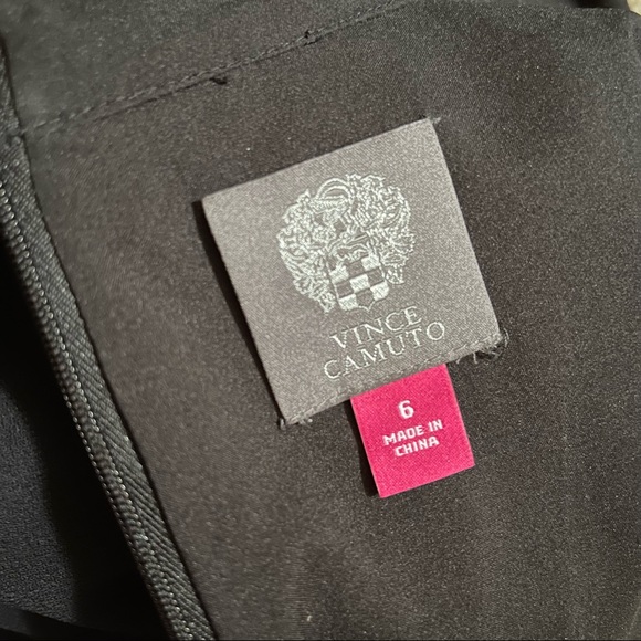 Vince Camuto Black Cut Out Dress with Flounce Sleeves - Picture 10 of 10